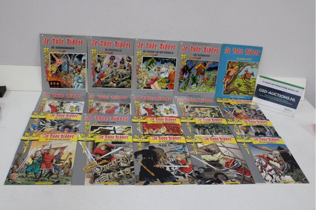 Lot stripboeken De Rode Ridder, Boeken