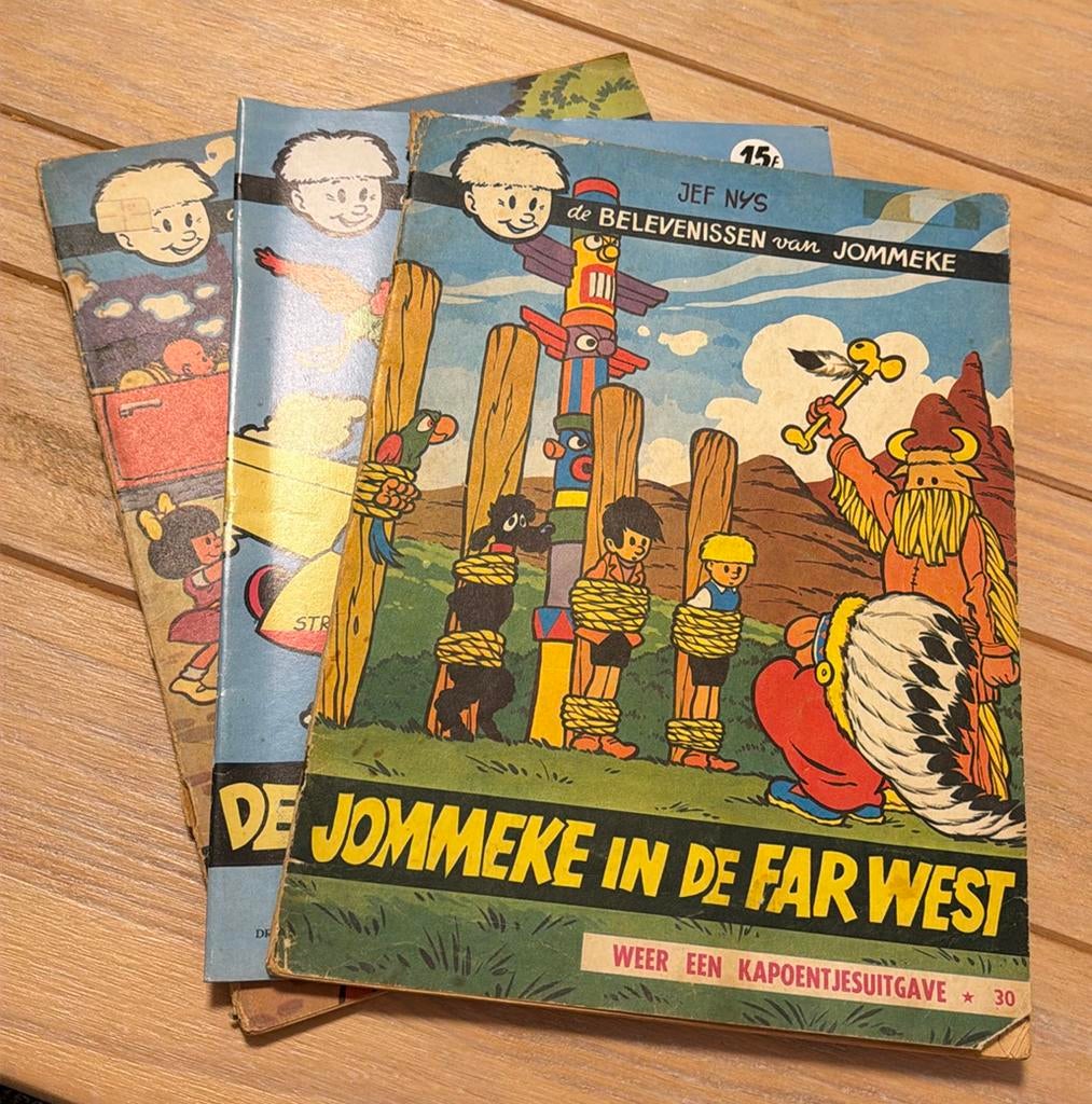 Zart-wit Jommeke strips, Enlèvement ou Envoi, Comme neuf