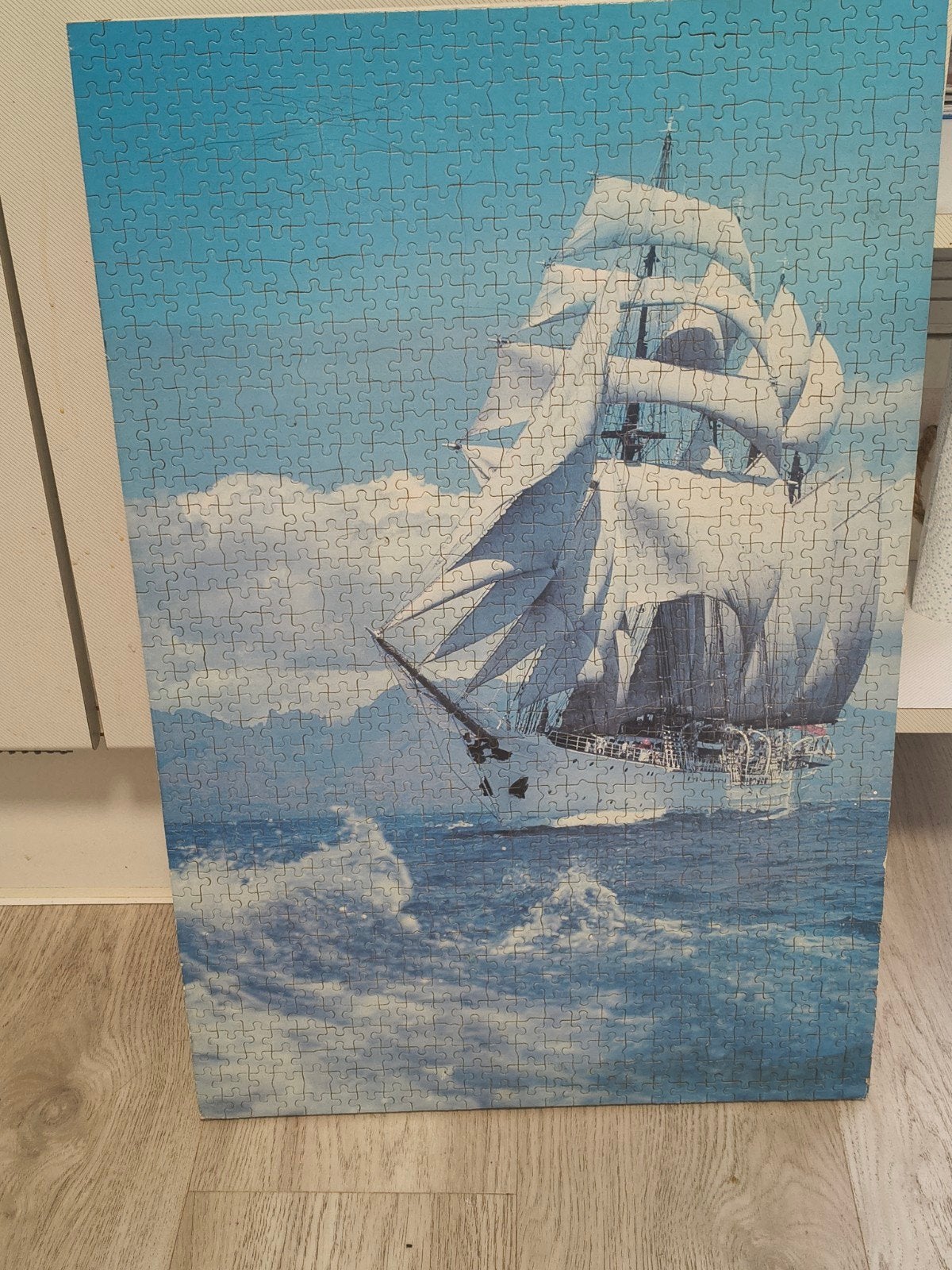 puzzel op kader, Ophalen