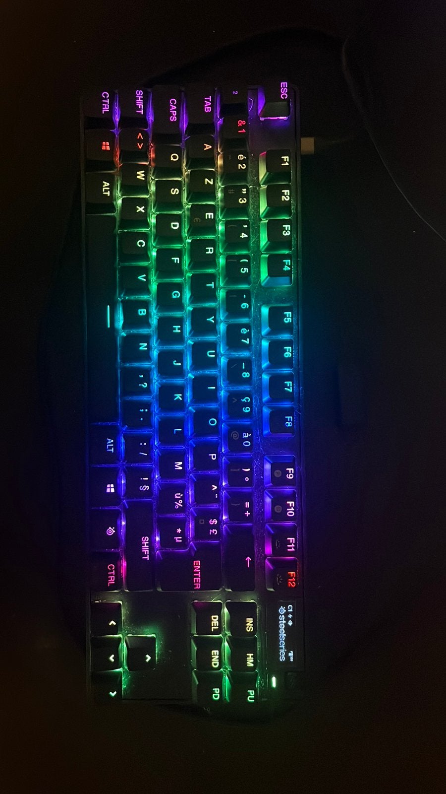 Steelseries apex pro tkl, Informatique & Logiciels, Claviers, Enlèvement ou Envoi, Azerty, Filaire, Utilisé