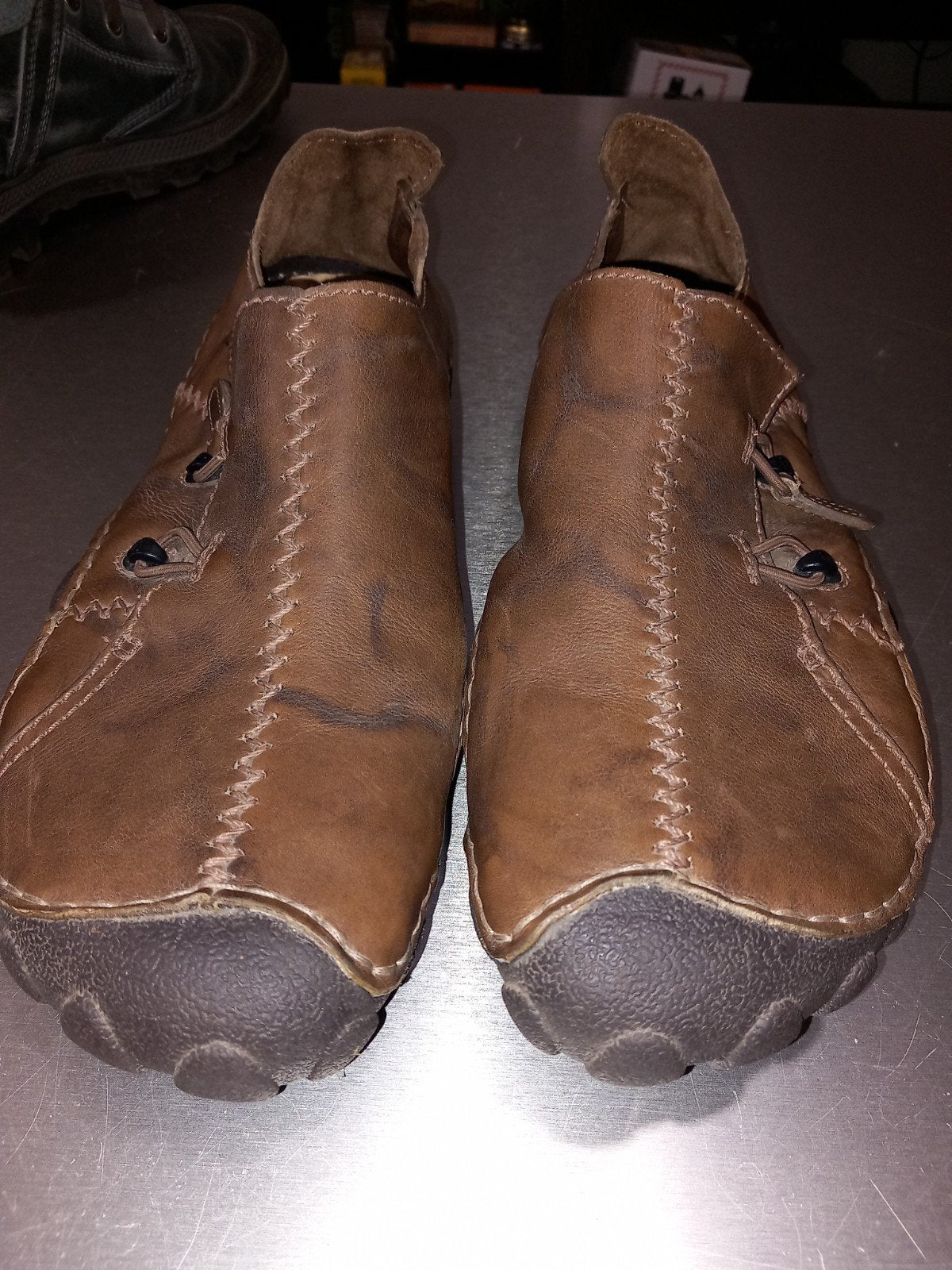 Mocassin van leer, Kleding | Heren, Bruin, Clarks, Ophalen of Verzenden, Zo goed als nieuw