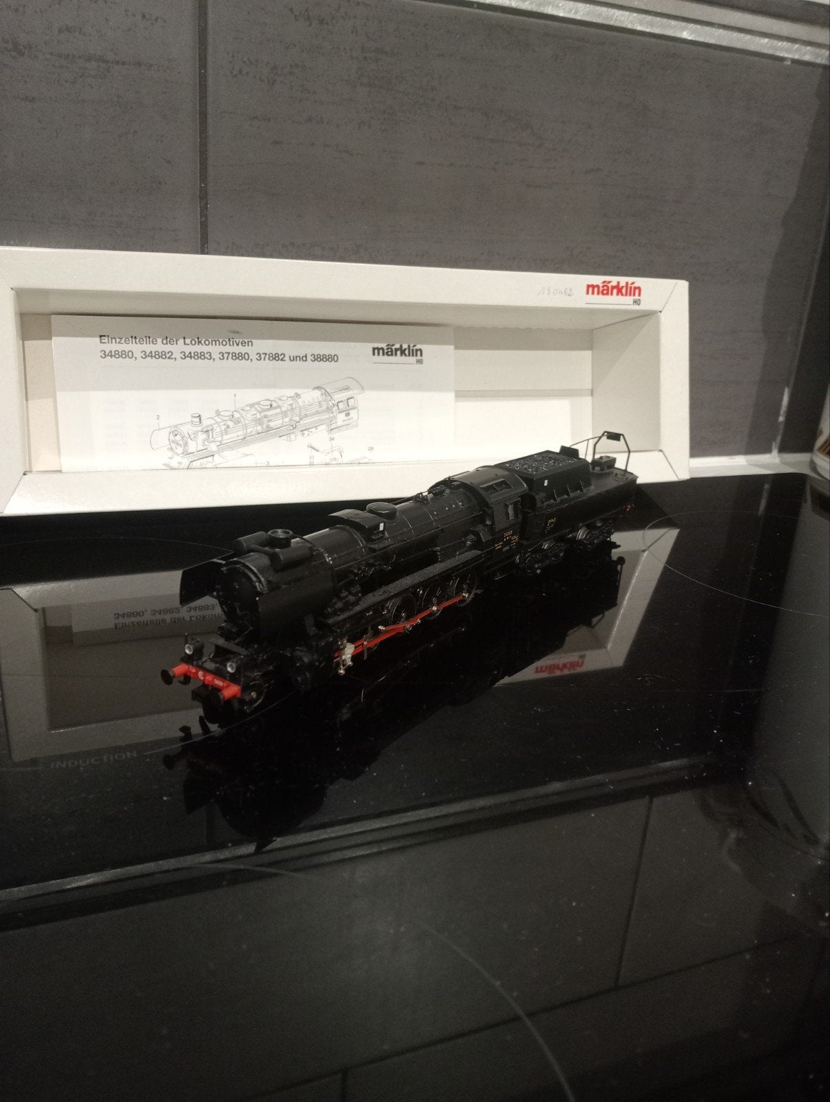 locomotive serie 56 cockerille cfl sncb, Courant alternatif, Comme neuf, Enlèvement, Locomotive