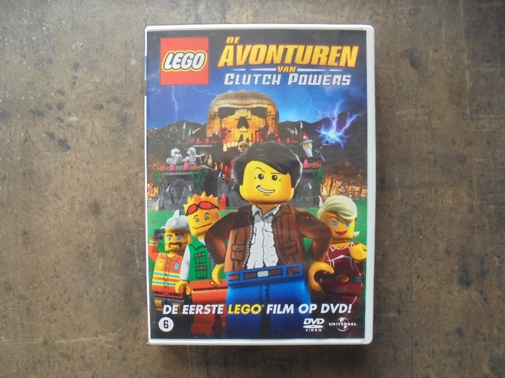 Lego DVD De Avonturen Van Clutch Powers (zie foto's), Gebruikt, Tekenfilm, Alle leeftijden, Overige soorten