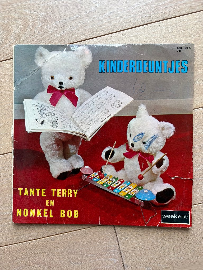 LP Tante Terry en Nonkel Bob: kinderdeuntjes, Cd's en Dvd's, Ophalen of Verzenden, Gebruikt, LP