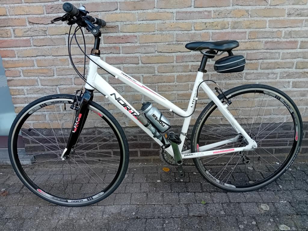 Meisjesfiets damesfiets Norta LRC50 28inch 24speed maat50 🚴, Autres marques, Frein sur jante, Comme neuf, Enlèvement
