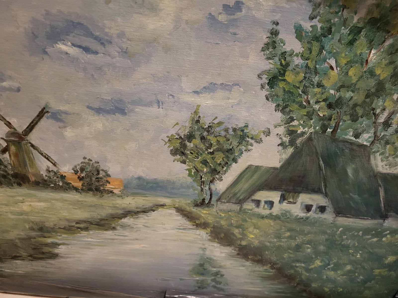 Schilderij op doek, Ophalen, Doek
