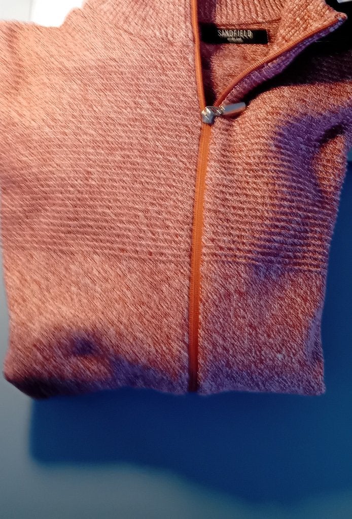 PULL HEREN ROOD  VAN BEL & BO, Kleding | Heren, Ophalen of Verzenden, Zo goed als nieuw, Maat 52/54 (L), Rood