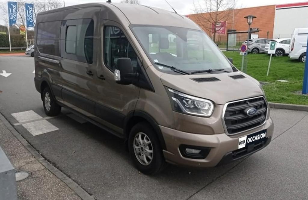 Leasing / Renting FORD TRANSIT 6 ZIT DUBBEL CABINE, Auto's, Bluetooth, Euro 6, Bedrijf, 6 zetels