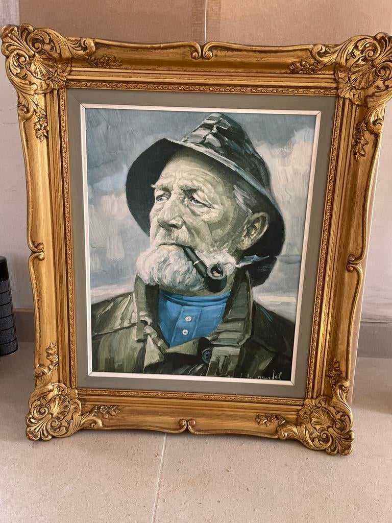 Goudkleurige kader antiek, Antiek en Kunst, Ophalen