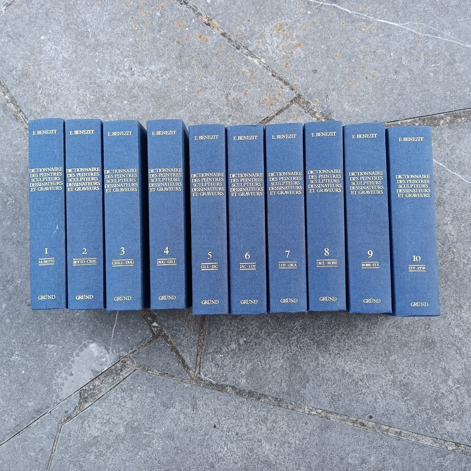 Woordenboek in 10 delen van E. BENEZIT, Antiek en Kunst, Kunst | Overige Kunst, Ophalen of Verzenden