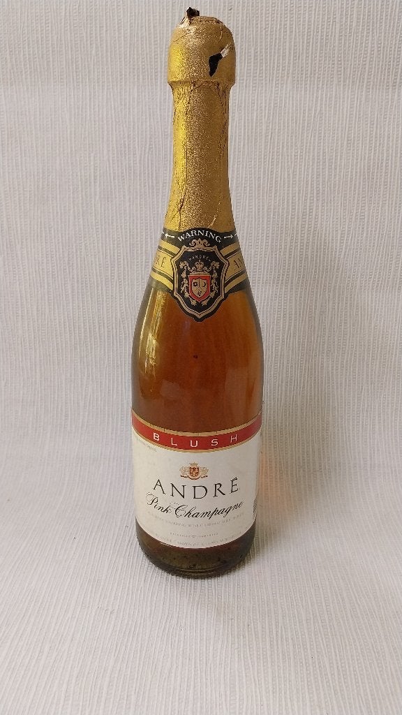 Volle fles champagne André, Verzamelen, Ophalen of Verzenden, Gebruikt, Champagne, Vol