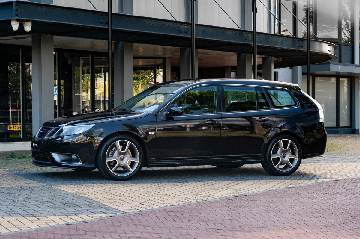 Saab 9-3 Sport Estate 2.8 Turbo X V6 Aero XWD, Autos, Saab, Cuir, Achat, Intérieur cuir, 4 portes