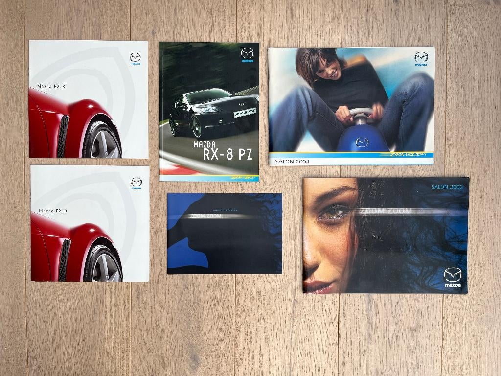 BROCHURES MAZDA RX-8, Livres, Autos | Brochures & Magazines, Enlèvement ou Envoi, Utilisé, Mazda