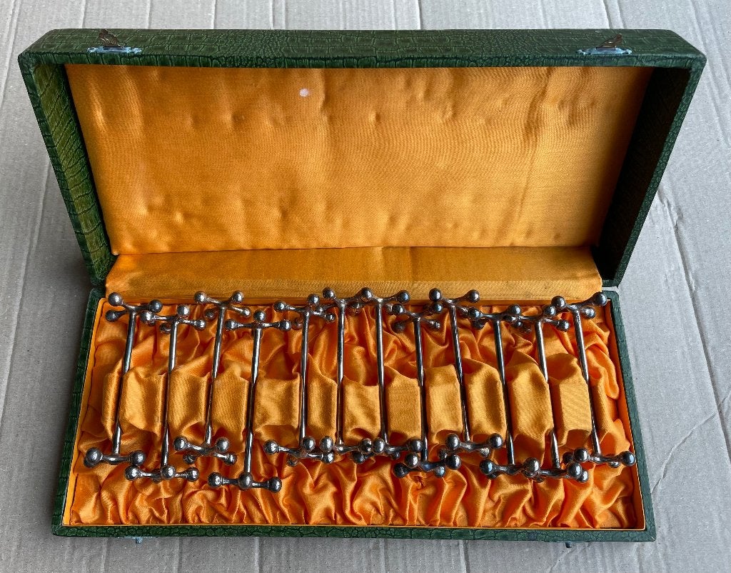 messenlegger messenhouder antiek zilver H.D.R. zilversmid, Ophalen of Verzenden, Zilver