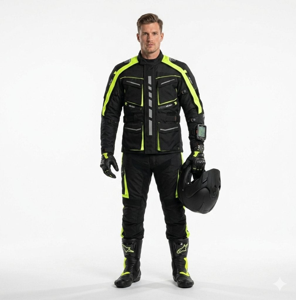 cordura textiele motorjas CE protectoren nieuw:, Verzenden, Nieuw met kaartje, Kinderen, Jas | textiel