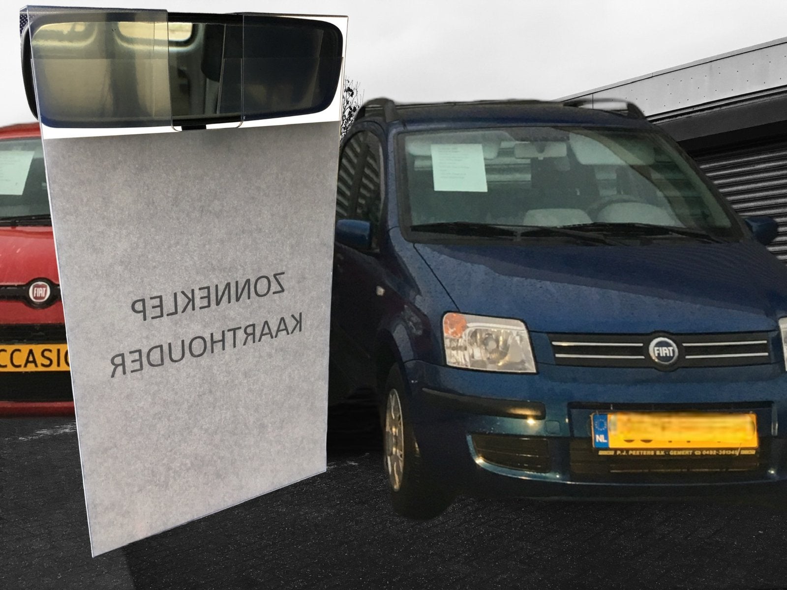 pare-soleil, porte-cartes, carte de voiture, Envoi