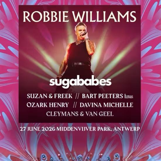 4 tickets – Robbie Williams Live is Live Antwerpen 27 juni, Drie personen of meer