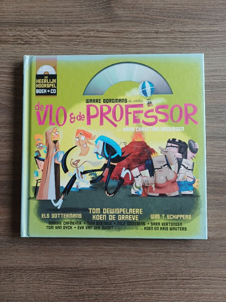 CD + boek Het Geluidshuis (De vlo en de professor), Boeken, Ophalen of Verzenden, Diverse auteurs, Cd, Kind