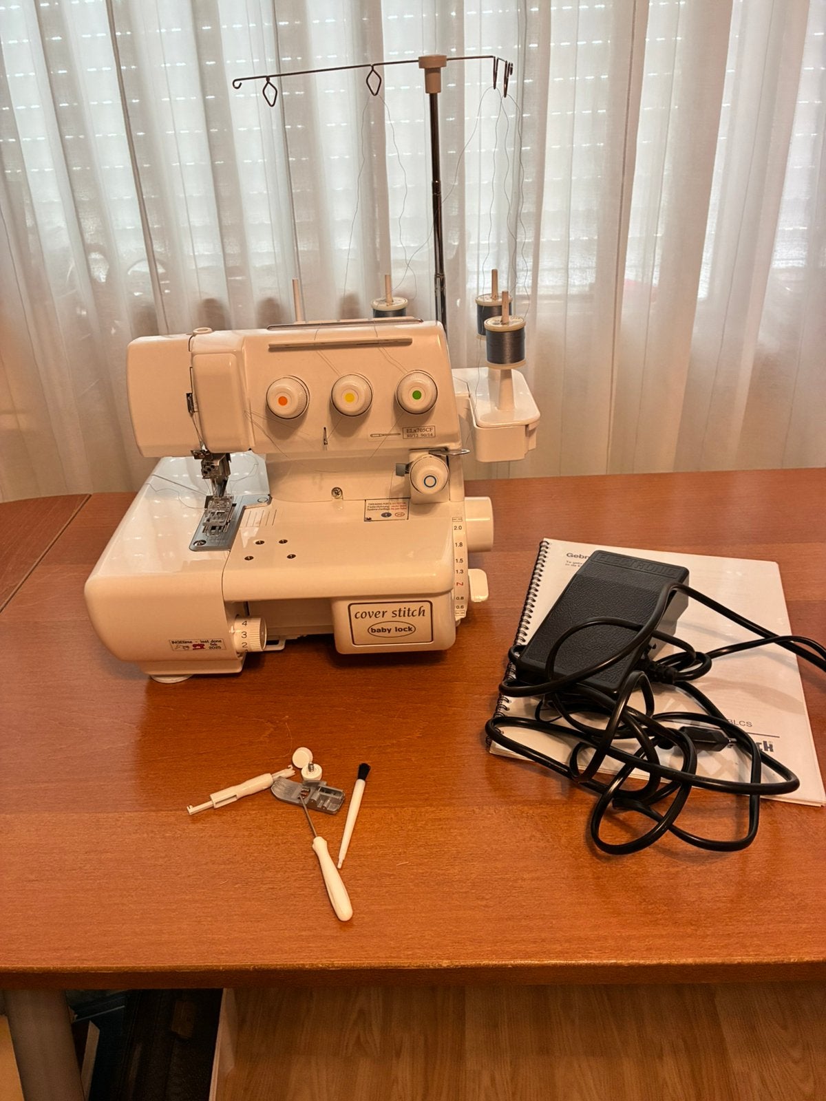 Baby Lock BLCS -2 Coverstitch in zeer nette staat, Ophalen, Zo goed als nieuw, Lockmachine, Overige merken