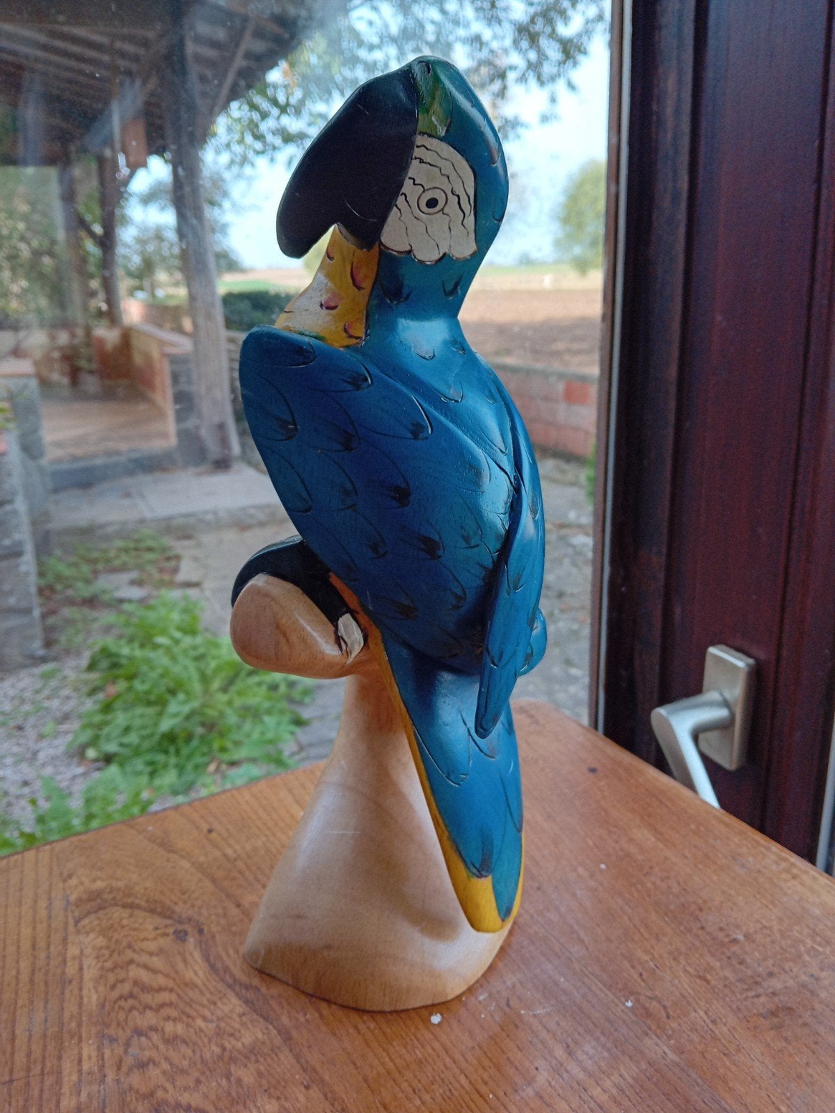 Paradisio houten papegaai, Antiek en Kunst, Ophalen of Verzenden, Hout