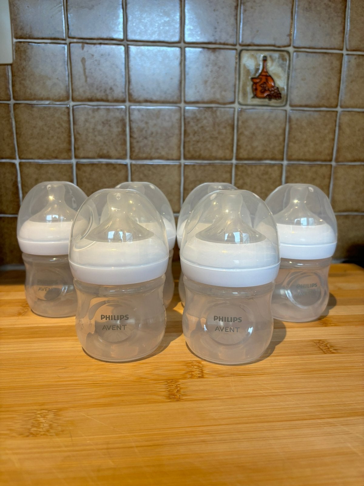 6x philips avent fles 125ml + 6x speen 2, Kinderen en Baby's, Ophalen, Zo goed als nieuw, Speen, Philips Avent
