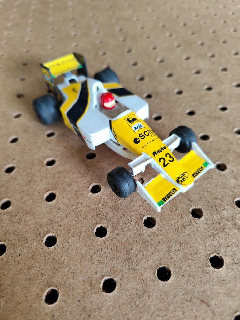 Voiture électrique circuit slot racing polistil F1, Enlèvement, Comme neuf, Électrique, Circuit
