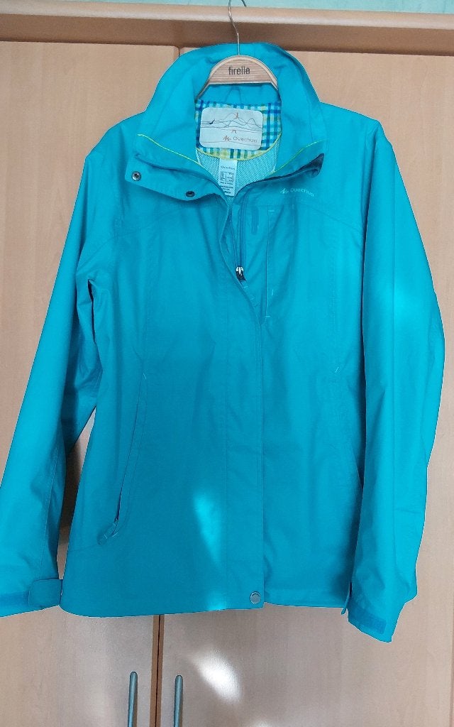 VESTE FEMME IMPERMÉABLE QUECHUA RANDONNÉE T42, Sport en Fitness, Bergsport en Wandelen, Zo goed als nieuw, Kleding, Ophalen