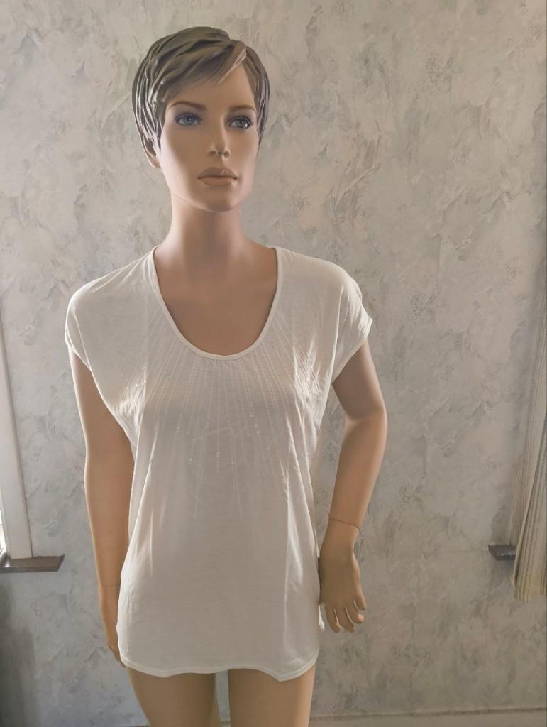 Wit topje van Modena, Kleding | Dames, Topjes, Maat 38/40 (M), Wit, Nieuw, Ophalen of Verzenden