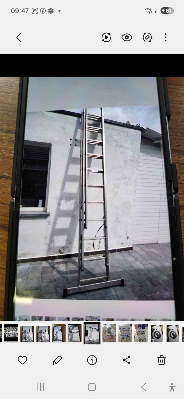 alu ladder 3x11, Ophalen of Verzenden
