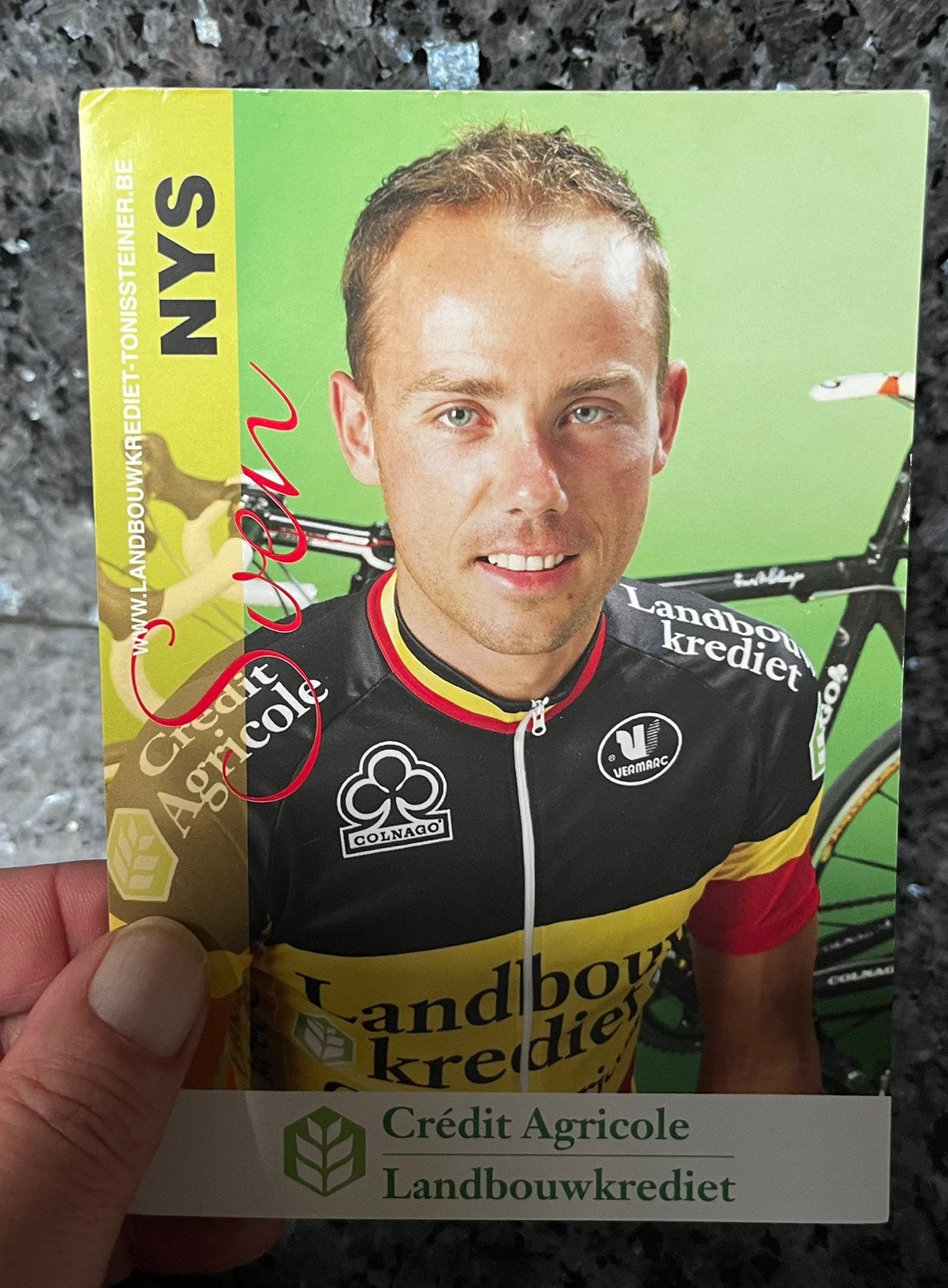 Wielrenner Sven Nys kampioen van België, Verzamelen, Ophalen, Zo goed als nieuw