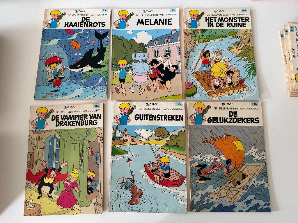 Jommeke Strips - verschillende nummers, Boeken, Meerdere stripboeken, Ophalen of Verzenden, Gelezen, Jef Nys.