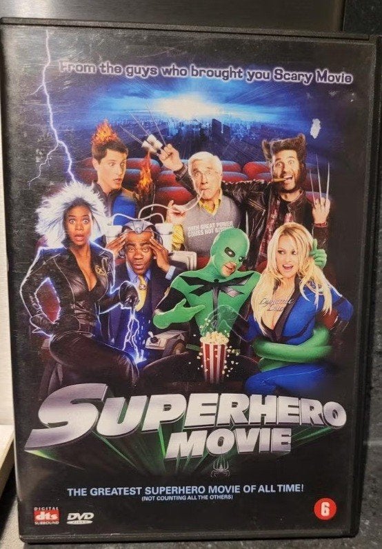Superhero Movie, Cd's en Dvd's, Nederlands, Ophalen of Verzenden, Zo goed als nieuw, Vanaf 6 jaar