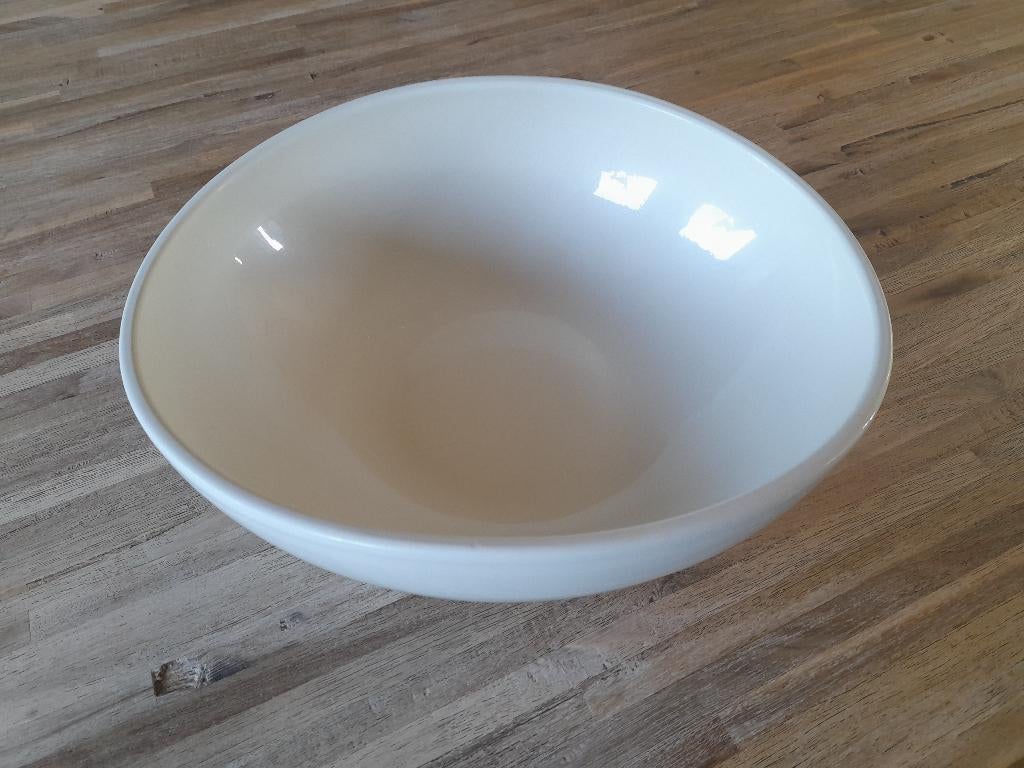 Coupe à fruits, bol, pot de fleurs, terre cuite, blanc, Enlèvement ou Envoi, Comme neuf, Pierre ou Poterie, Balance