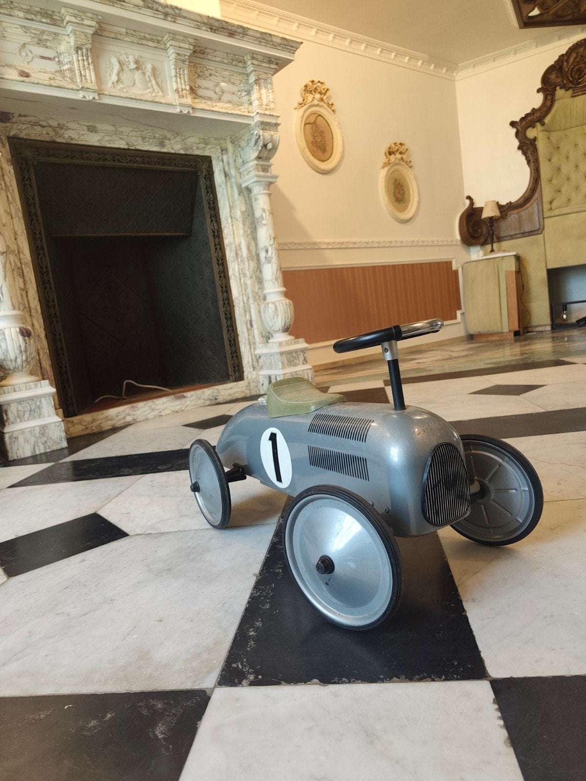 retro loopauto, Ophalen