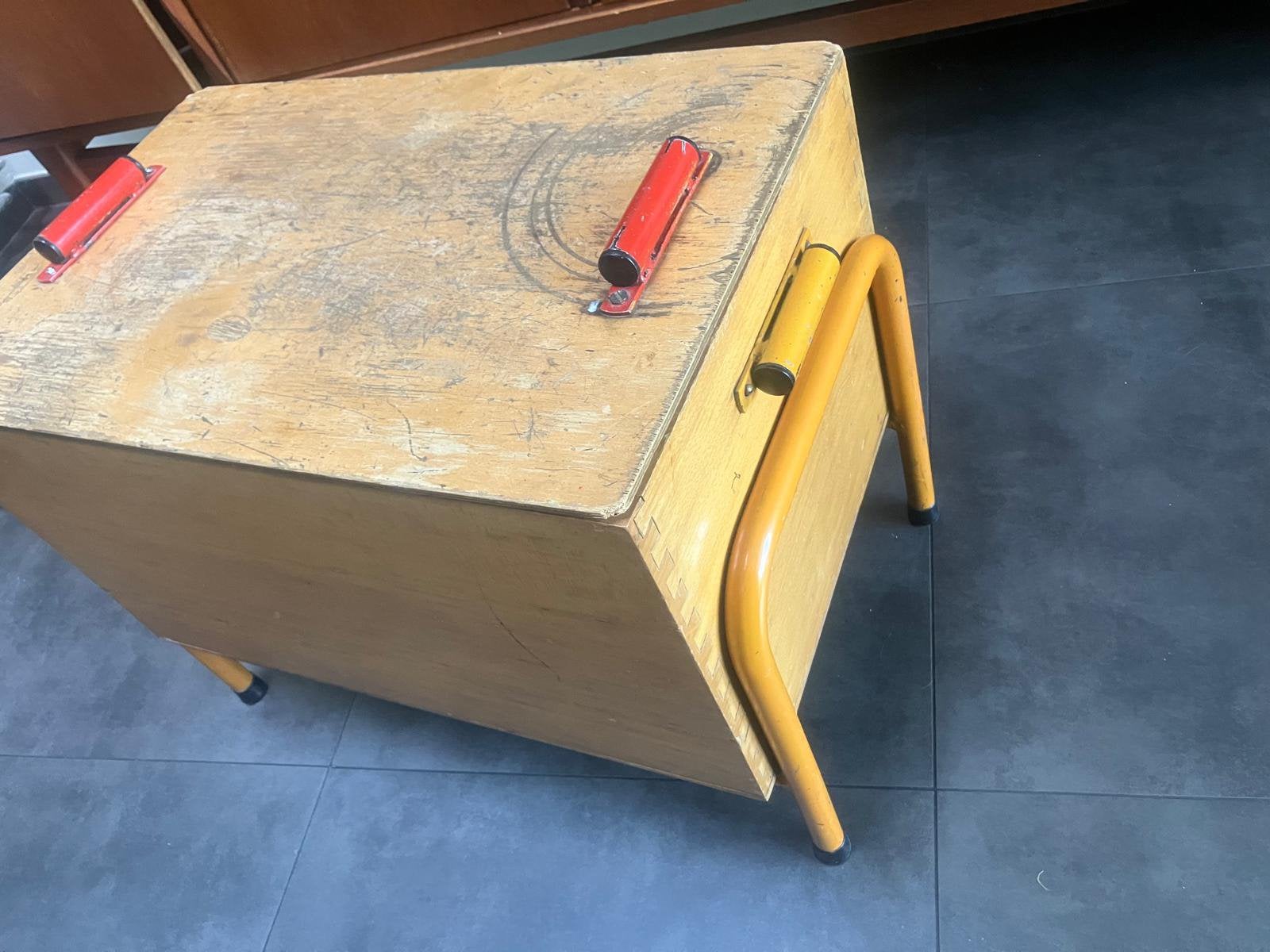 Vintage opbergkist, Huis en Inrichting, Woonaccessoires | Kisten, Ophalen, Gebruikt, 50 tot 100 cm, 50 tot 75 cm