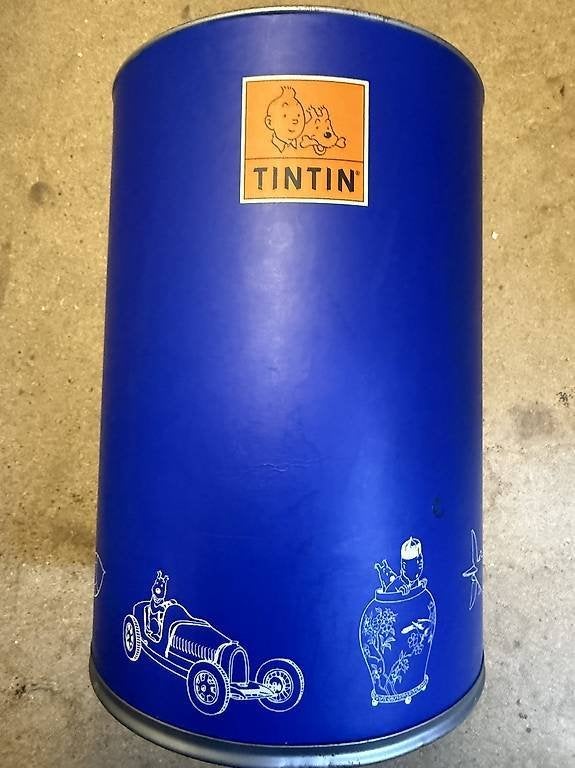 Potiche Lotus bleu tintin 17cm, Collections, Enlèvement ou Envoi, Tintin