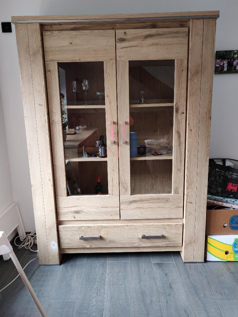 Meuble Bois, Huis en Inrichting, Kasten | Dressoirs, Ophalen, Gebruikt, 100 tot 150 cm, 25 tot 50 cm