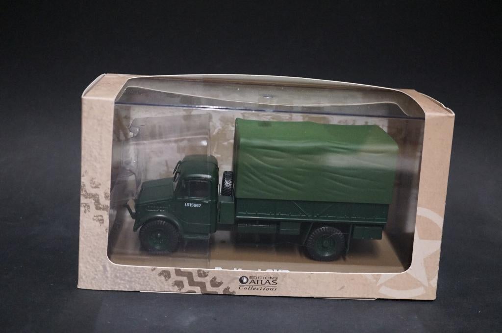 Atlas Bedford militaire vrachtwagen - 1/43 - TOP, Ophalen of Verzenden, Zo goed als nieuw