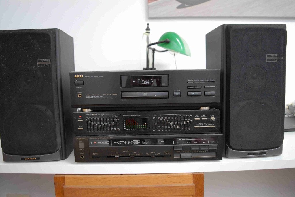 Jaren 90 stereo materiaal, Audio, Tv en Foto, Stereoketens, Gebruikt, Losse componenten, Cd-speler, Ophalen