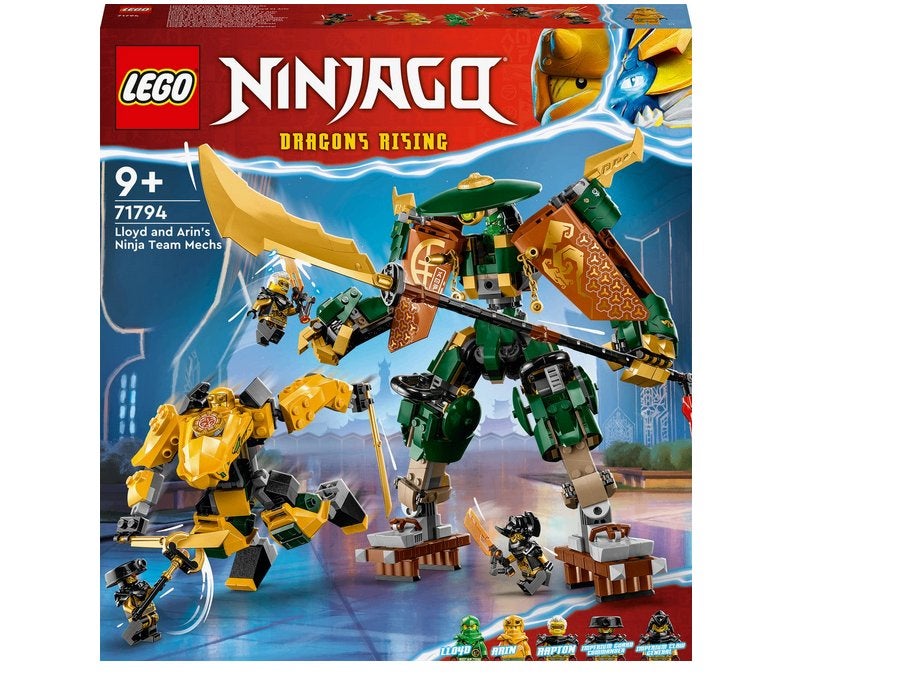 LEGO NINJAGO Lloyd en Arins Ninjateammecha - 71794, Lego, Nieuw, Ophalen of Verzenden, Compleet