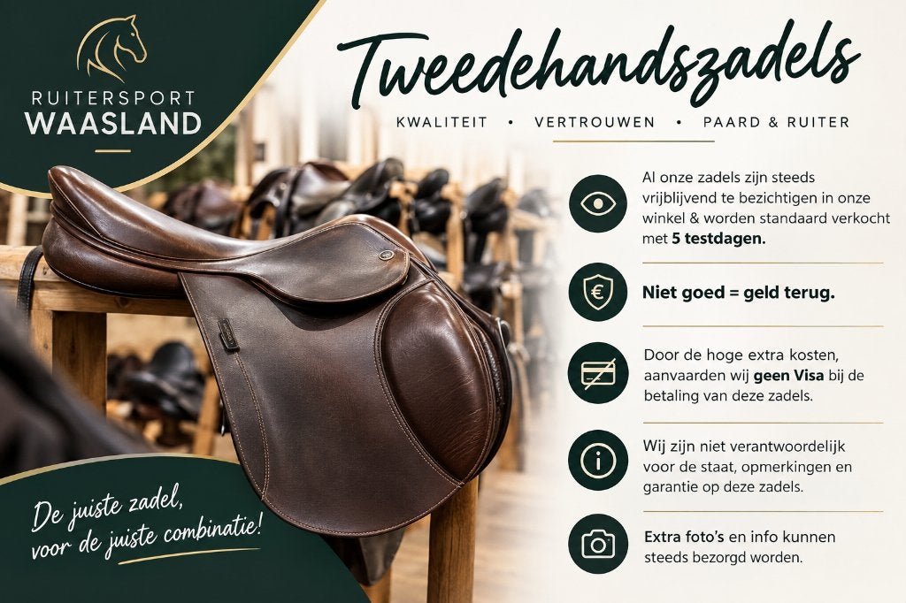 +70 tweedehandszadels, Close contact, Overige merken, Ophalen of Verzenden, Zo goed als nieuw