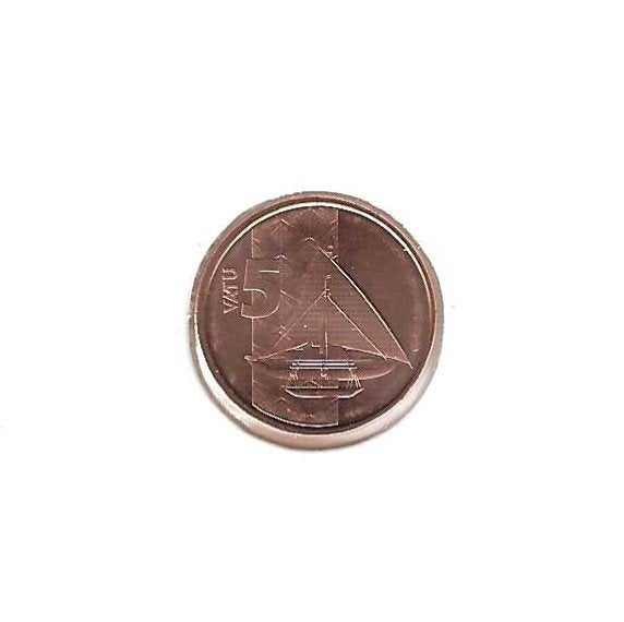 Vanuatu, 5 Vatu 2015, Canoe., Enlèvement ou Envoi, Monnaie en vrac