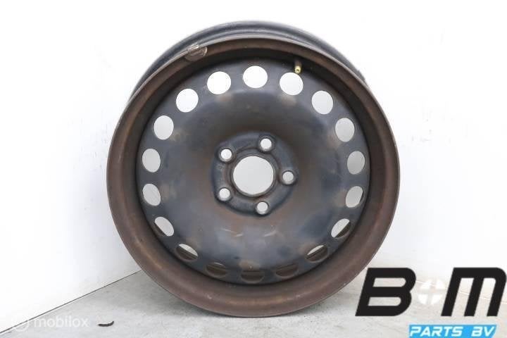 1 losse 15 inch stalen velg VW Polo 2G 2Q0601027AC, Gebruikt, Velg(en)