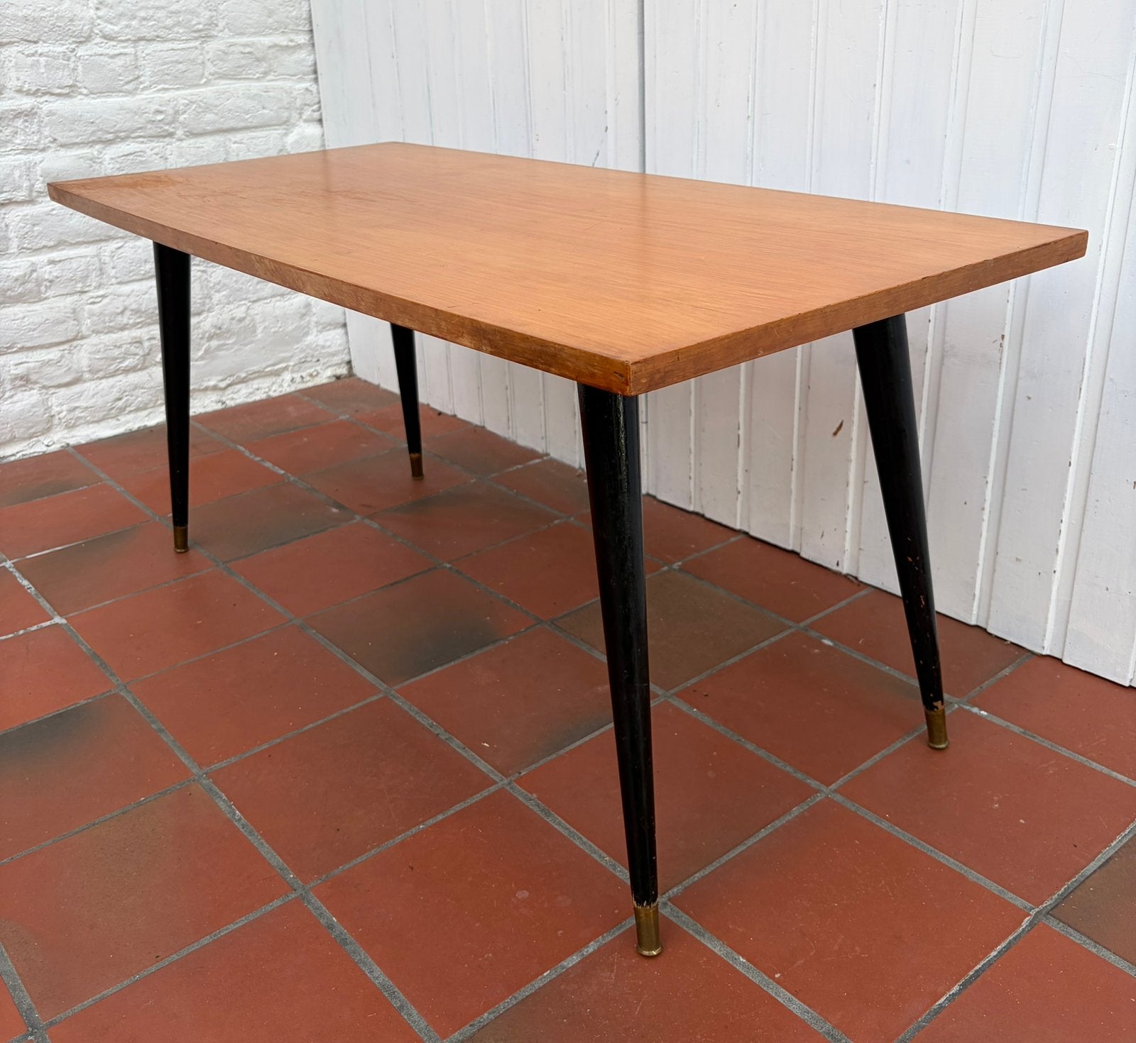 Vintage Scandinavische salontafel, Huis en Inrichting, Tafels | Salontafels, Ophalen, Gebruikt