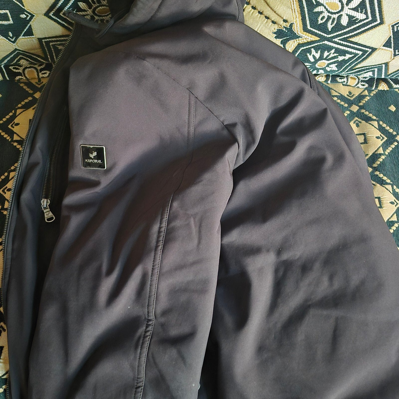 Blouson Kaporal à capuche + veste sans manches, Ophalen, Zwart