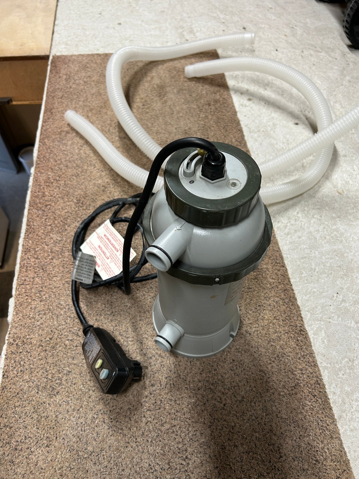 Intex verwarmpomp + 2 filterpompen, Ophalen, Zo goed als nieuw, Verwarming