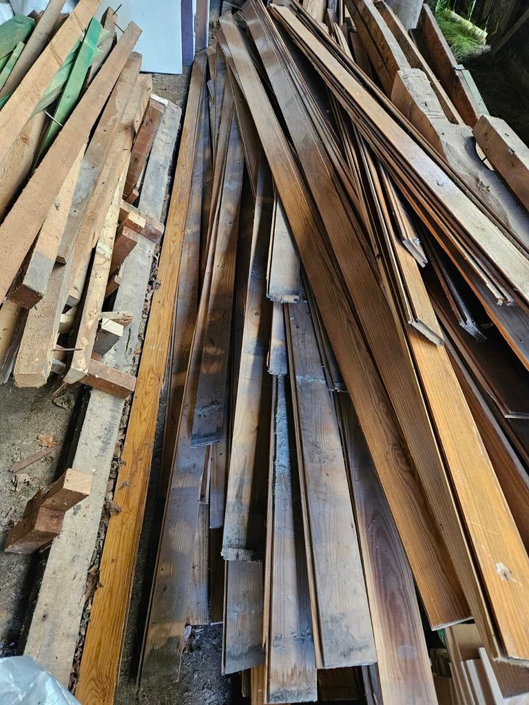 Uitgebroken planché, Tuin en Terras, Ophalen, Planken