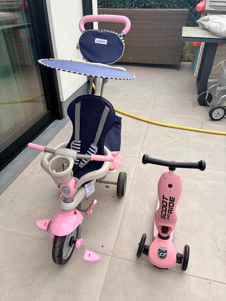 Driewieler Smarttrike en scoot and ride, Ophalen, Gebruikt