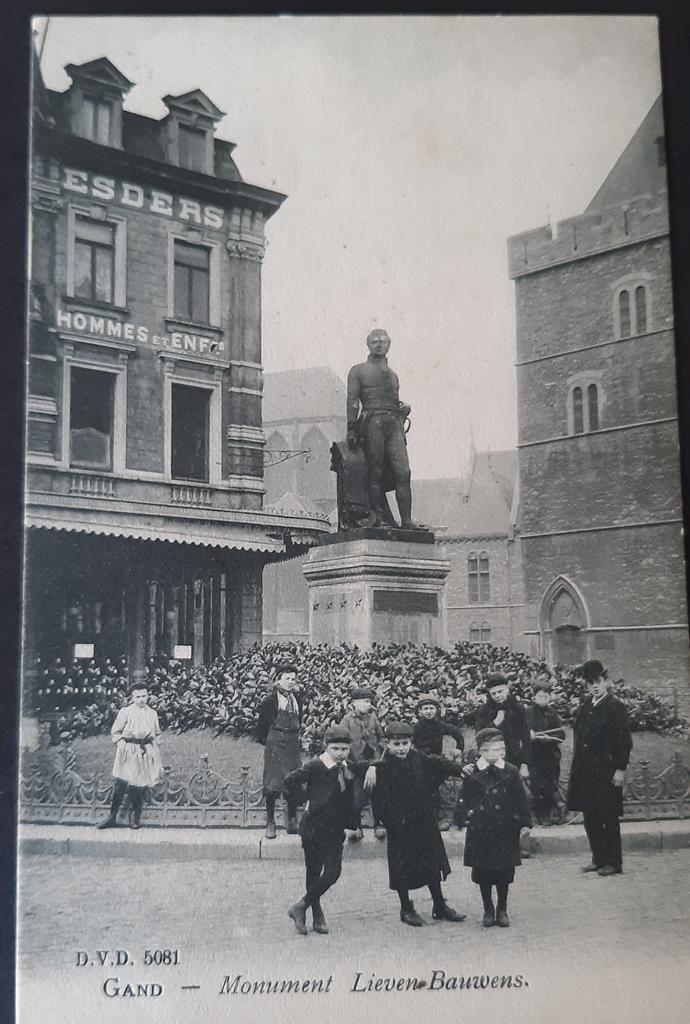 GENT monument Lieven BOUWENS, Ophalen of Verzenden