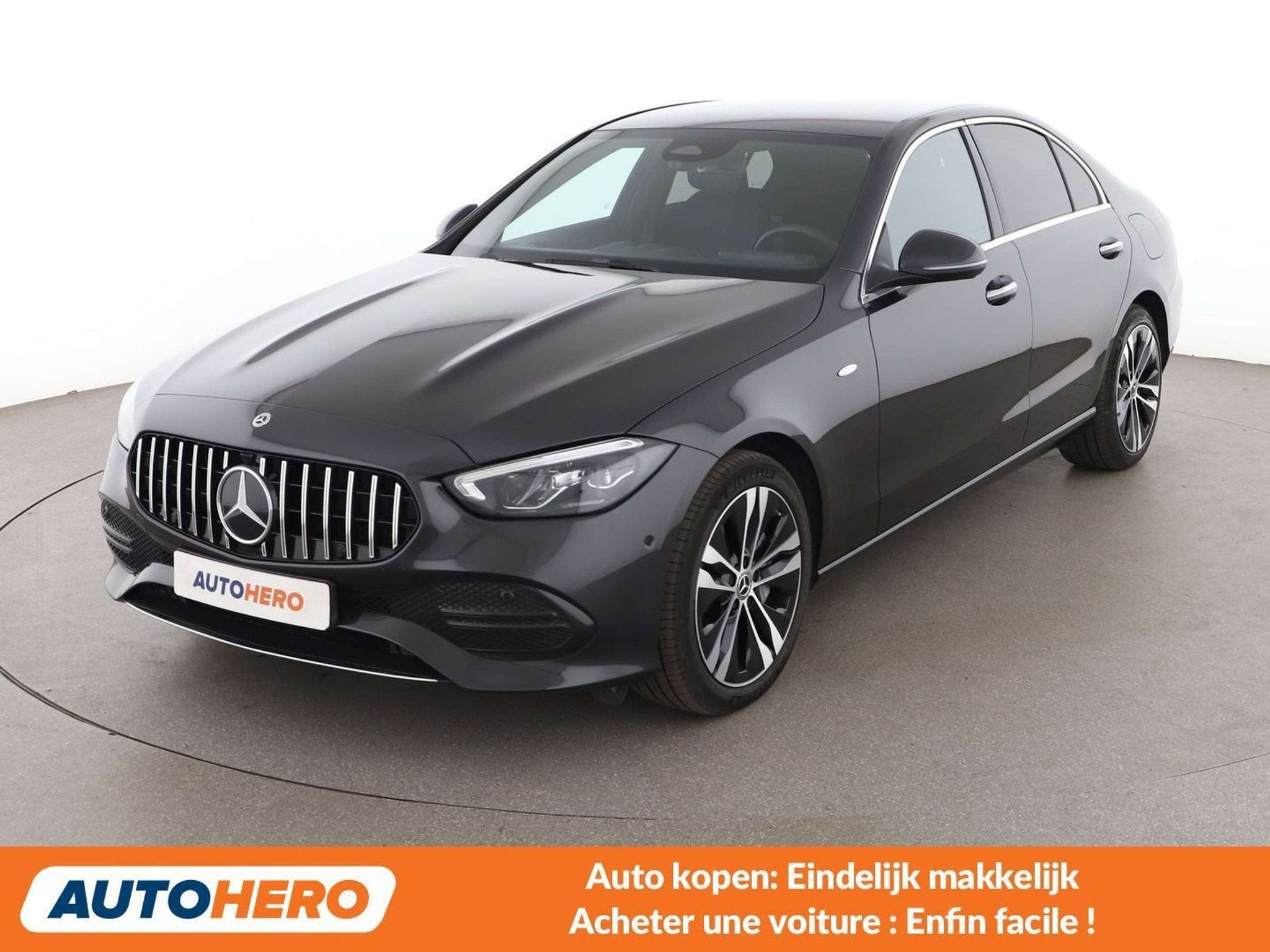 Mercedes-Benz C-Klasse 300 C300e 4Matic Avantgarde, Autos, Mercedes-Benz, Cuir, Argent ou Gris, 15 g/km, 2080 kg